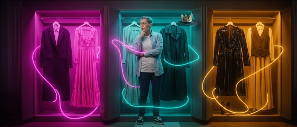 The ‘Costume Drama’ Brain | Why Your Wardrobe is Your Psychological Playbook (And Who You’re Really Dressing Up As) 2