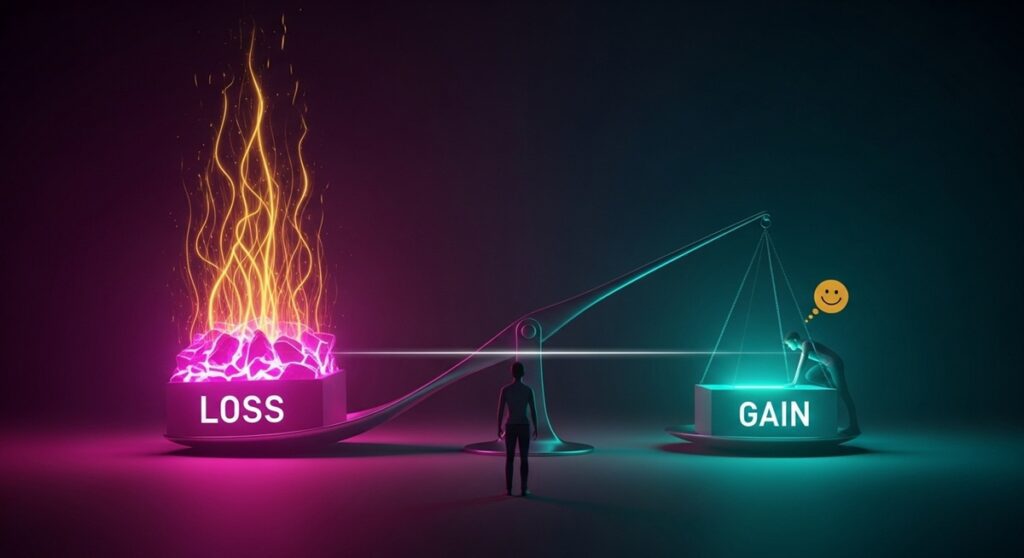 The ‘Losing Hurts More’ Brain | Why You Fear Risk and Hate Selling Low (Loss Aversion / Prospect Theory) 2