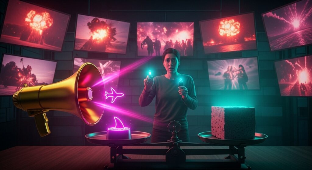 The ‘Loudest Voice’ Brain | Why You Fear Planes More Than Stairs (The Availability Heuristic) 2